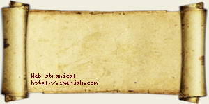 Rafailo Rakovac vizit kartica